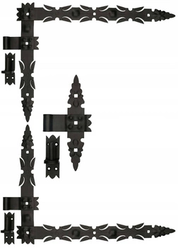 600 garážový rohový záves roletový záves