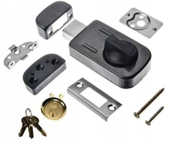 Povrchový zámok garážovej brány grafit