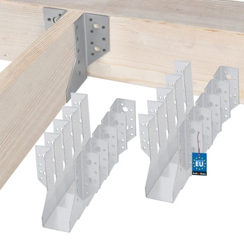 Vešiak na drevené trámy tesárske krokvové 50x135 mm sada 10 ks.