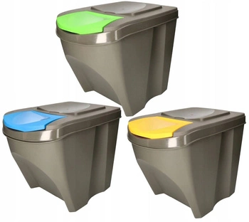 Kôš na triedenie odpadu 20 l Kotarbau sada 3 ks.