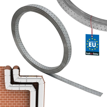 Montážna oceľová pozinkovaná perforovaná páska 40 x 2 mm 25 m