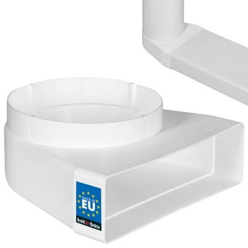 Spojovacie koleno 204x60 variabilné vetranie 150