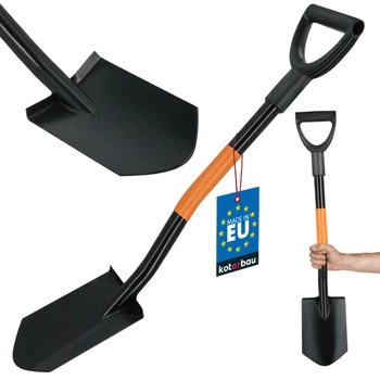 Lopata vojenská kempingová malá oceľová do auta 83 cm