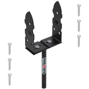 Základňa stĺpa s tyčou 120-200 u kotva na montáž muriva