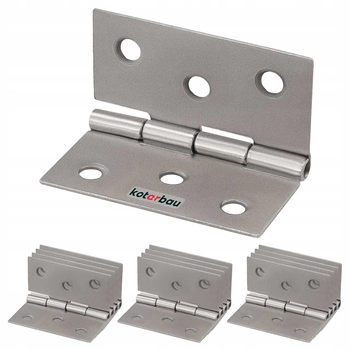 Krídlový záves nikel 40 sada 12 ks.