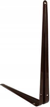 Konzola na podperu police 35x30 hnedá