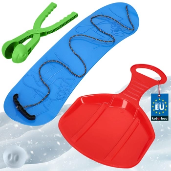 Súprava na zimnú zábavu snowboard jablíčko automat na snehové gule