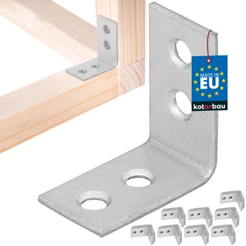 Spojovací tesársky uholník 30x30x17 mm sada 100 ks.