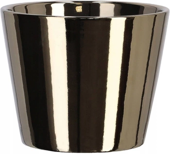 Keramický kvetináč ⌀11 cm zlatý