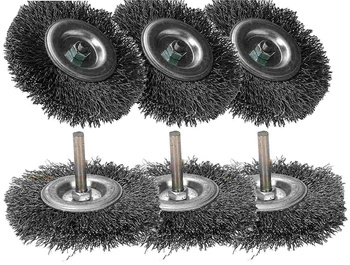 100 mm drôtená kefa - 6 ks.