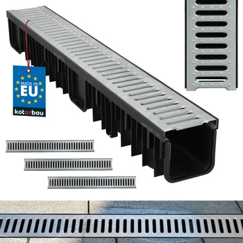 Lineárny odvodňovací kanál garážový odtok 3x1