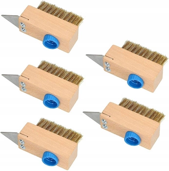 Drôtená kefa 100 mm škrabka na dlažbu sada 5 ks.