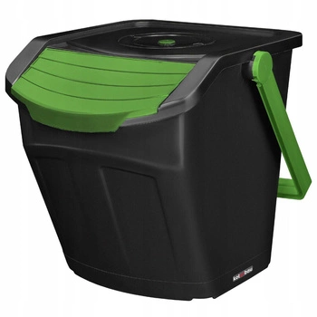 Odpadkový kôš na triedenie odpadu zelený 25l