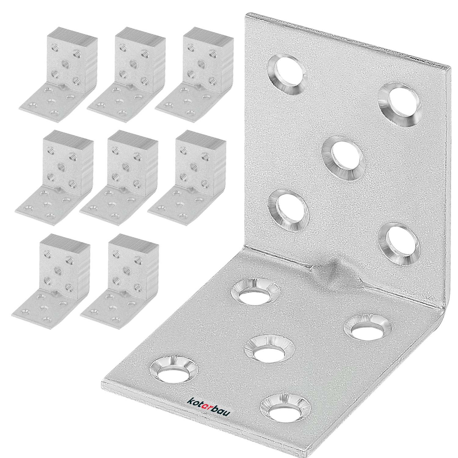 Uholník s prelisom 50x50x40 - 100 ks.