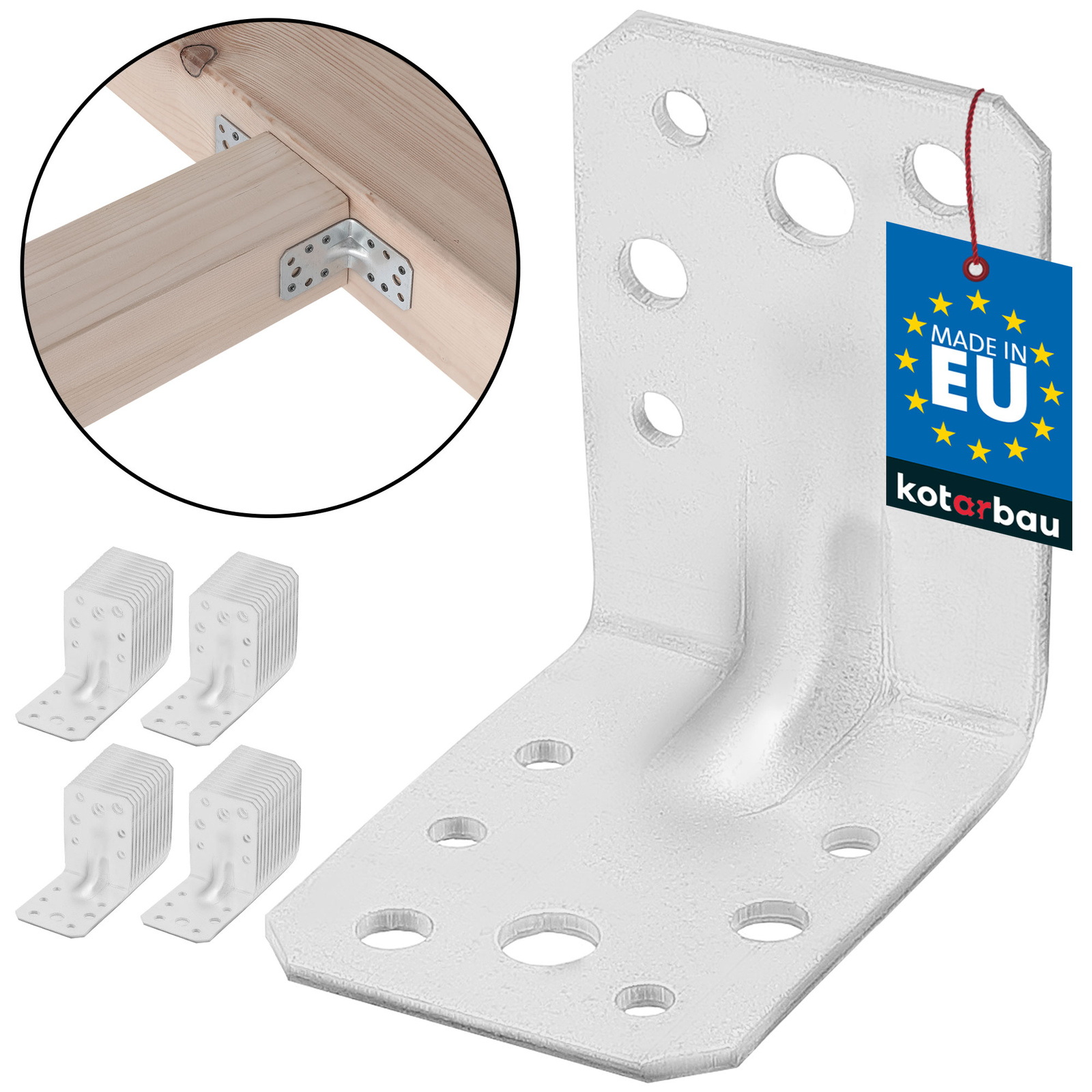 Uholník s prelisom 60x60x45 - 50 ks.