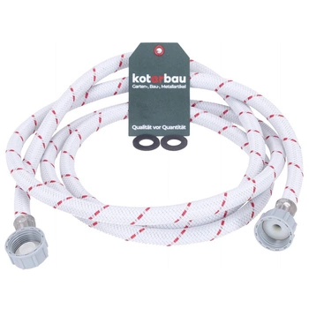 Opletená prívodná hadica k práčke 2,5 m 3/4''