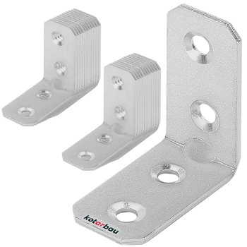 Uholník s prelisom 40x40x20 - 25 ks.