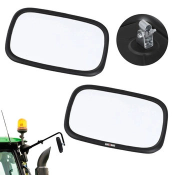 Univerzálne vonkajšie zrkadlo pre strojné traktory 18x12,5 cm sada 2 ks.