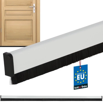 Tesniaca lišta pod dvere automatická biela 27 mm 1 m