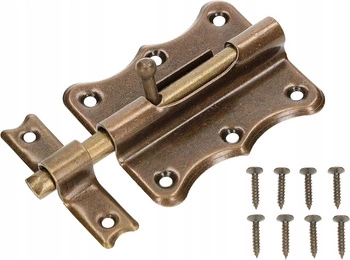 Skrutka zámku dverí 80 mm patina