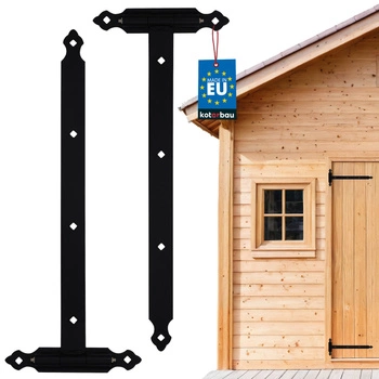 Pevný garážový záves s guľovým ložiskom 615 - 2 ks.