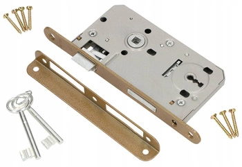 Zadlabávací zámok na dvere 72x50 ľavý/pravý kľúč