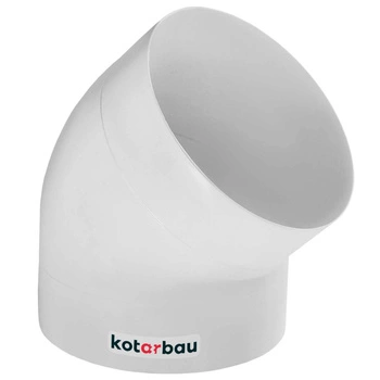 Koleno 45° ventilačné koleno 125 abs