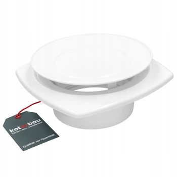 Ventilátor privádzaného vzduchu biely 125 plast