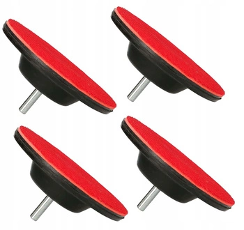 Brúsny kotúč na suchý zips 125 mm - 4 ks.