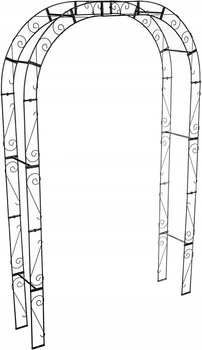 Záhradná pergola rebrík kvetinový oblúk ruže kov