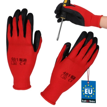 Pracovné rukavice dragon protišmykové potiahnuté latexom veľkosť 7