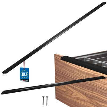 Úchyt nábytkový hliníkový čierny mat 980/1000 mm