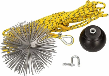 Súprava na čistenie komínov 150 mm 10 m