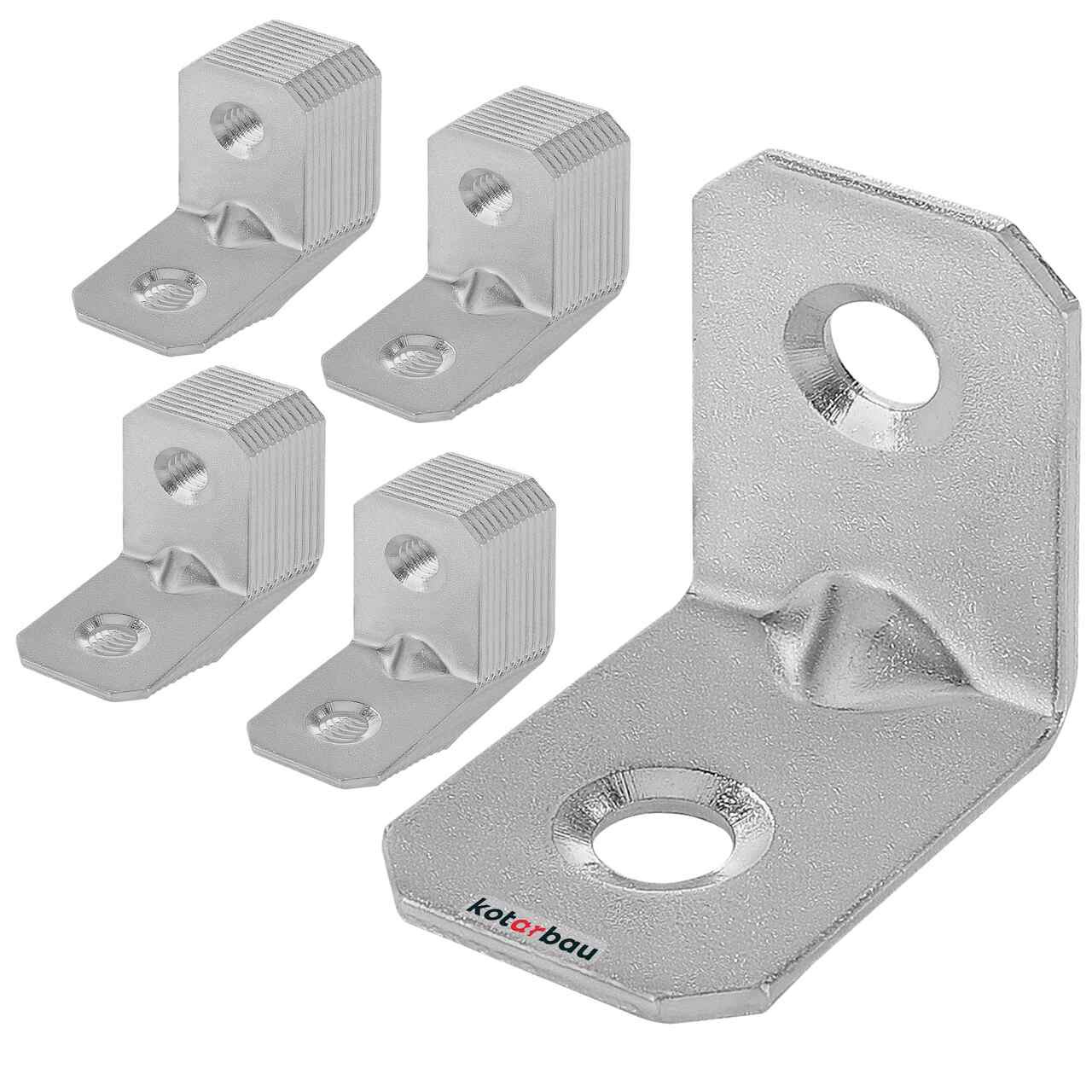 Uholník vystužený 25x35x16 mm sada 50 ks.