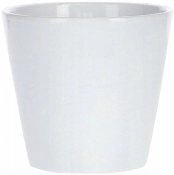 Keramický kvetináč 13 cm biely