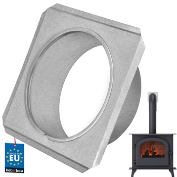 Rozeta pre komínové rúry ø130 pozinkovaná