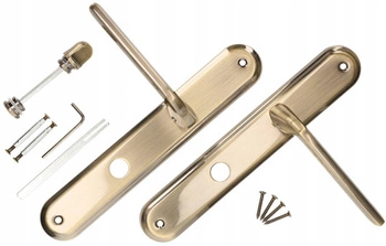 Kľučka na wc 90 mm dlhá rozeta patina