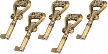 Kľúč na barový nábytok univerzálny dekoratívny retro patina 54 mm sada 5 ks.