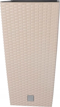 Kvetináč 50 cm ochranná vložka z ratanu na kvety