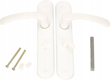 Kľučka dverí biscuit 90 biela wc