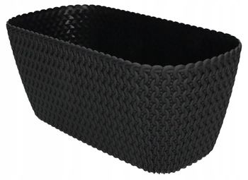 Kvetináč 300 mm balkónová oválna truhla - Farba antracit