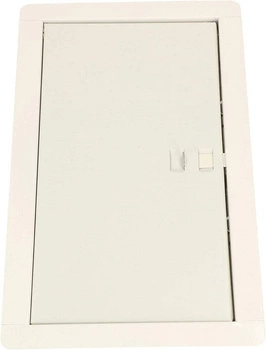 Oceľové kontrolné dvierka s bielymi kľúčmi 30x40cm