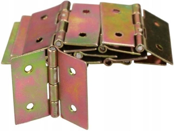 35x35 mm opletený kovový záves na nábytok - 100 ks.