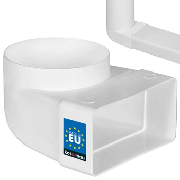 Spojovacie koleno 120x60 variabilné vetranie 100