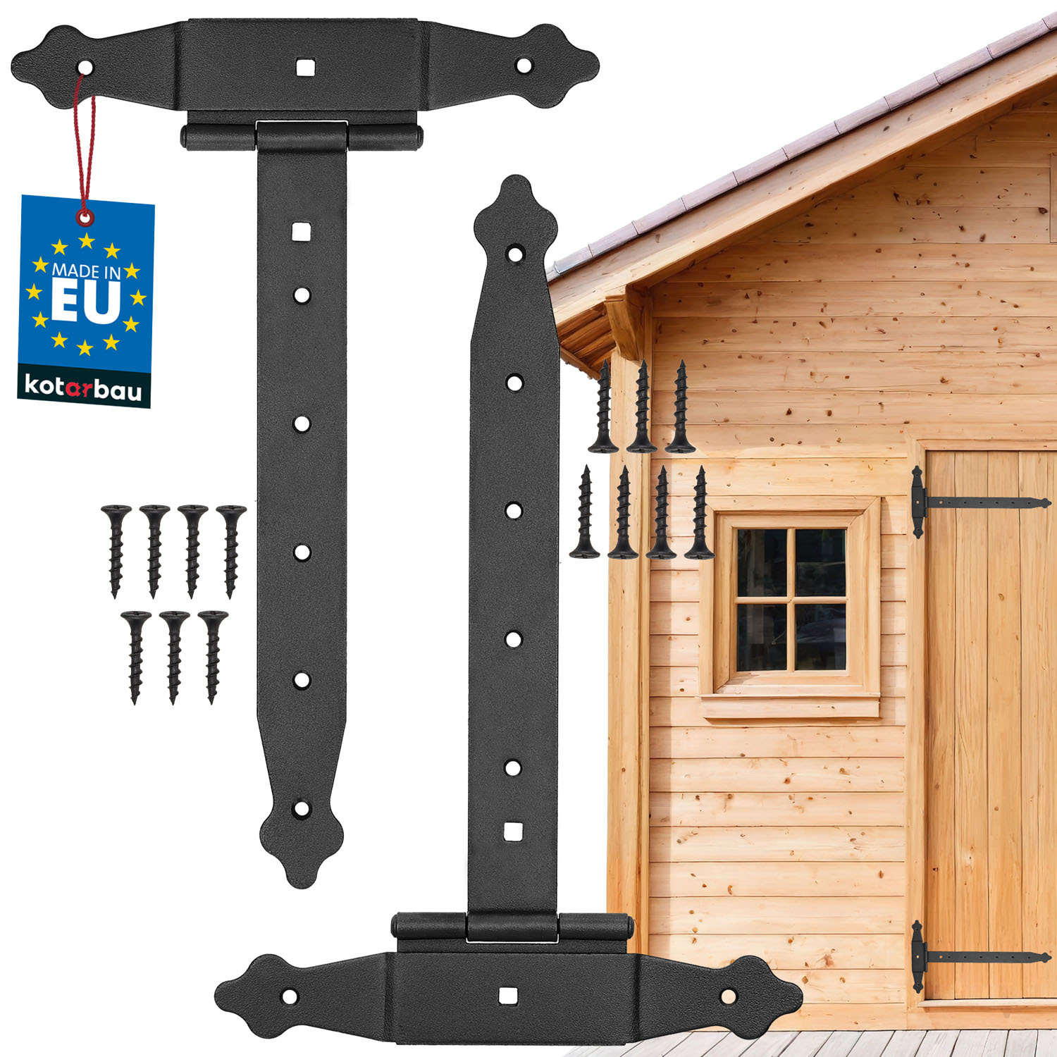 Altánok krížový záves okenice brány 300mm - 2 ks.