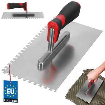 Nerezové hladidlo 270 mm so zárezmi 6 mm lepidlo na obkladačky