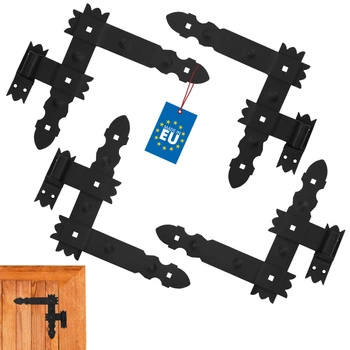 Pánt pásový rohový 300 garážový nárožný na okenice - Farba čierna