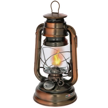 Retro olejová lampa s rukoväťou 28 cm