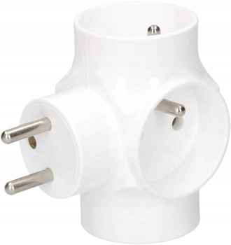 Rozdeľovač 3 uzemňovacie zásuvky