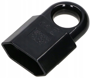 Prenosná zásuvka s držadlom rozoberateľná b/u - Farba čierna